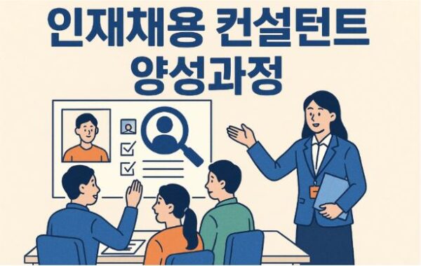 정년이 없는 전문직! 인재채용 컨설턴트(헤드헌터) 양성과정 (자격증 발급)